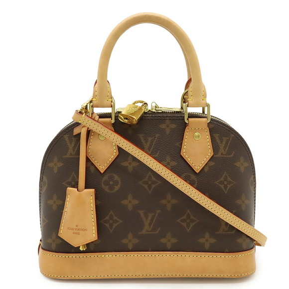 LOUIS VUITTON Authentic Brown Monogram Alma BB Shoulder Bag - Picture 2 of 9